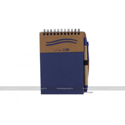 Personalized Blue Wiro Notepad