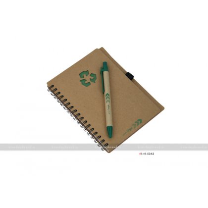 Personalized Green Eco Diary