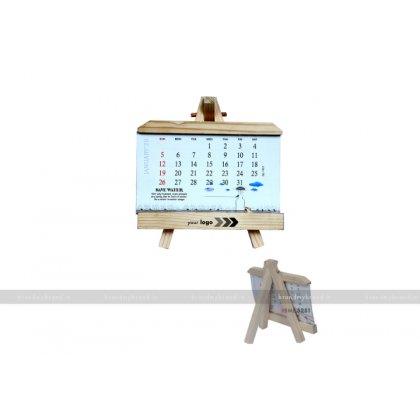 Personalized Wooden Desktop Calendar