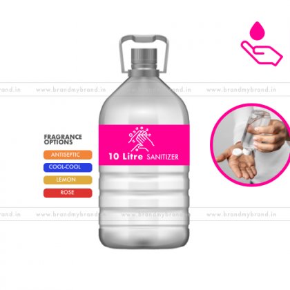 10 Litre Gel Form - Hand Cleanser Sanitizer (Pet Bottle)