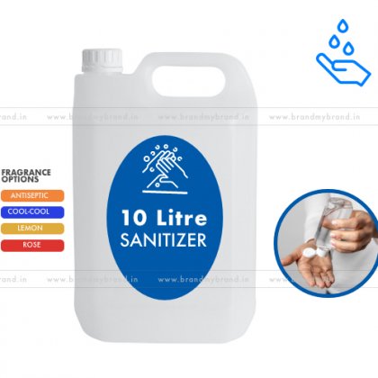10 Litre Liquid Hand Rub Sanitizer (HDPE) Bottle