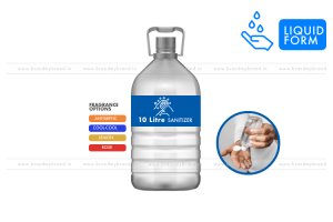 10 Litre Liquid Hand Rub Sanitizer (Pet) Bottle