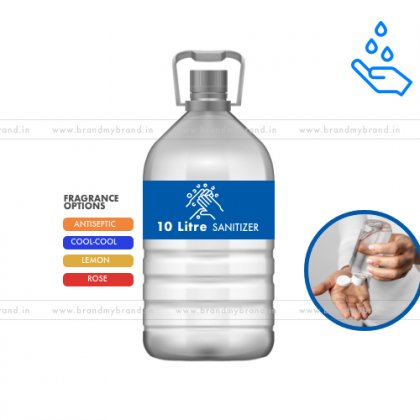 10 Litre Liquid Hand Rub Sanitizer (Pet) Bottle