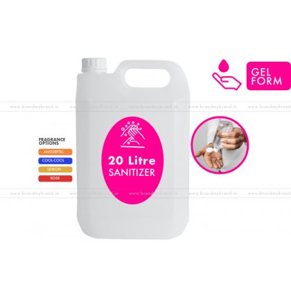 20 Litre Gel Form - Hand Cleanser Sanitizer (HDPE Bottle)