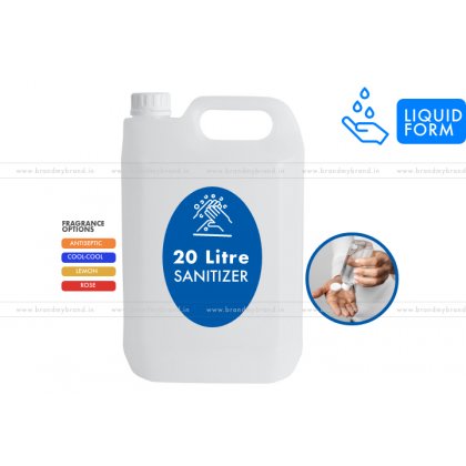 20 Litre Liquid Hand Rub Sanitizer (HDPE) Bottle