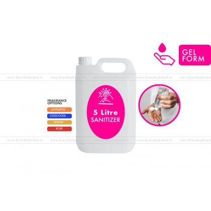 5 Litre Gel Form - Hand Cleanser Sanitizer (HDPE Bottle)