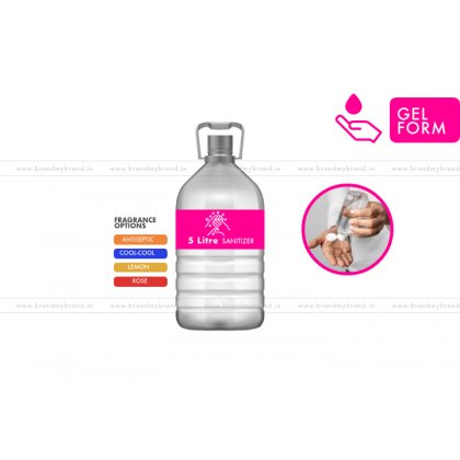 5 Litre Gel Form - Hand Cleanser Sanitizer (Pet Bottle)