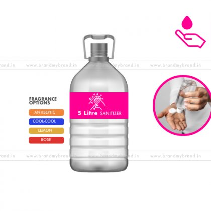 5 Litre Gel Form - Hand Cleanser Sanitizer (Pet Bottle)