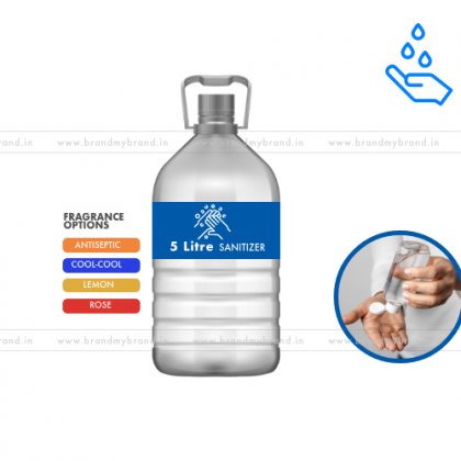 5 Litre Liquid Hand Rub Sanitizer (Pet Bottle)