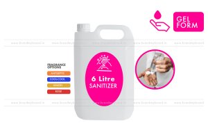 6 Litre Gel Form - Hand Cleanser Sanitizer (HDPE Bottle)