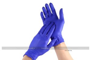Blue Nitrile Hand Gloves100 Pcs Box (50 Pair)