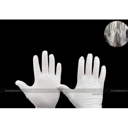 Cotton Reusable Hand Protection Gloves (10 Pair)