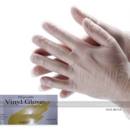 Disposable Vinyl Gloves - Powder Free GLOVES 80 Pcs Box (40 Pair)
