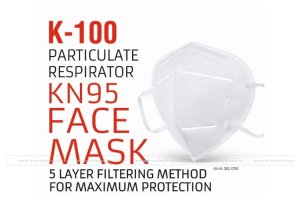 K100/KN95 particulate respirator face mask
