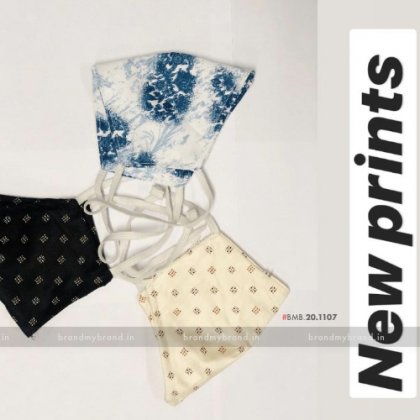 Printed Fashion 2 - Indian Cloth Mask / Face Cover