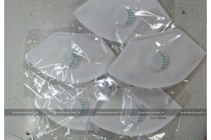 White Cloth reusable Mask With Respirators