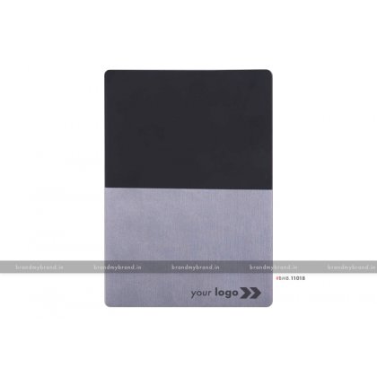 Personalized Black-Grey - Hard Cover A5 Notebook