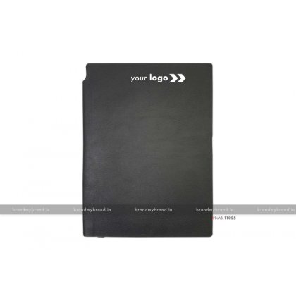Personalized Black - Pen Holder - Soft Cover A5 Notebook
