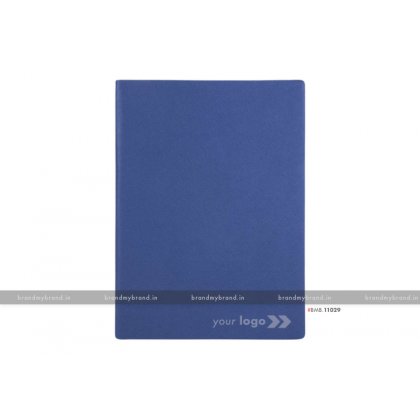 Personalized Blue - Hard Cover A5 Notebook