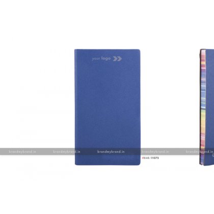 Personalized Blue - hard Cover B6 Notebook