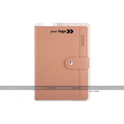 Personalized Pocket Loopi - Beige - Hard Cover A5 Notebook