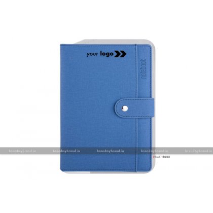 Personalized Pocket Loopi - Blue - Hard Cover A5 Notebook