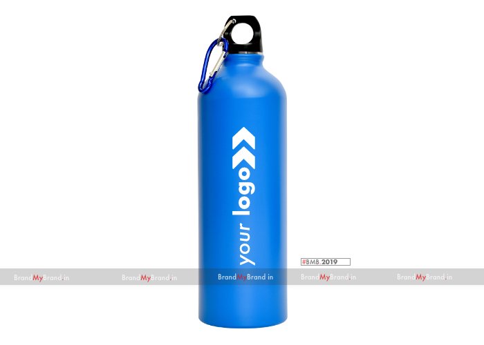 Personalized Sports Bottle Matt Blue (750 Ml)