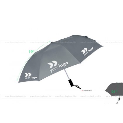 Gray Umbrella -21 inch, 2 Fold