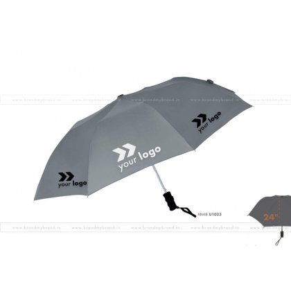 Gray Umbrella -24 inch, 2 Fold