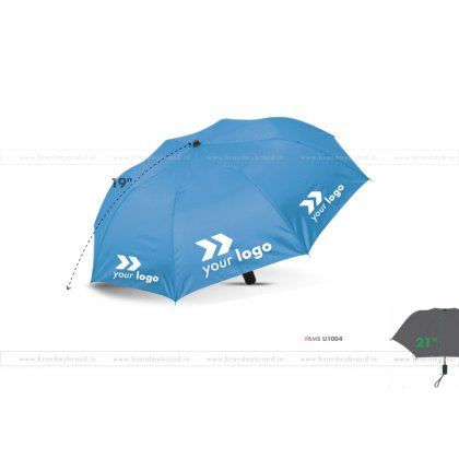 Light Blue Umbrella -21 inch, 2 Fold