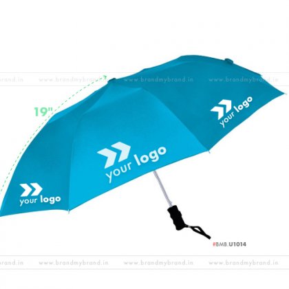Light Blue Umbrella -21 inch, 2 Fold