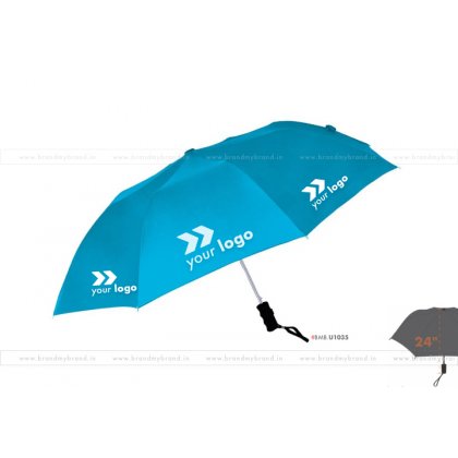 Light Blue Umbrella -24 inch, 2 Fold