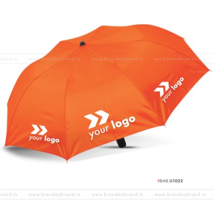 Orange Umbrella -24 inch, 2 Fold