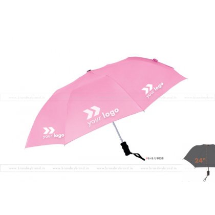 Pink Umbrella -24 inch, 2 Fold