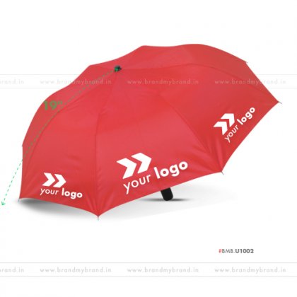 Red Umbrella -21 inch, 2 Fold
