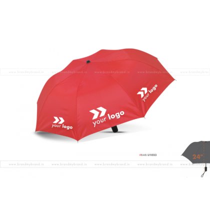 Red Umbrella -24 inch, 2 Fold