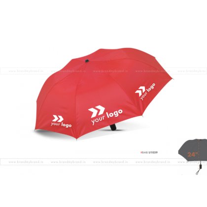 Red Umbrella -24 inch, 2 Fold
