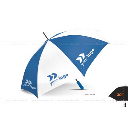 White and Dark Blue Golf Umbrella -30 inch