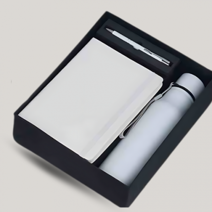 Customized White Employee Joining Kit with Bottle