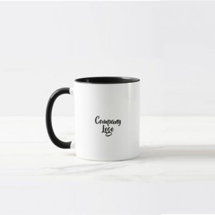 Personalized 2 Color Coffee Mug (Black Handle & Inner)