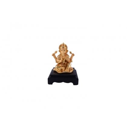 Ganesh Ji (Golden) - 20 x 13 x 12 cm
