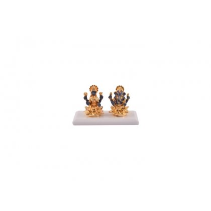 Laxmi Ganesh (Golden option 2) - 11 x 9 x7 cm (with premium box)