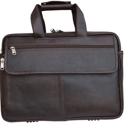 Personalized Laptop Cum Office Bag - Genuine Leather