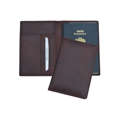 Personalized Passport Cover With Cards Insertion - Leatherette