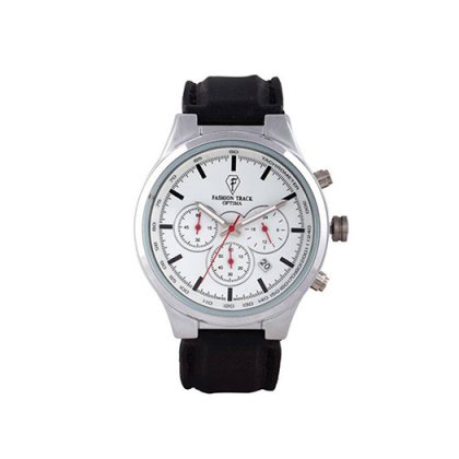 Personalized White Chronograph Watch