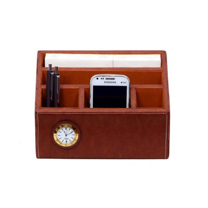 Personalized Pen Stand Taper With Clock