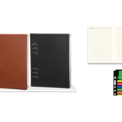 Personalized Executive Planner (Golden Clip) (With Sticky Notepad & Laminated Box)