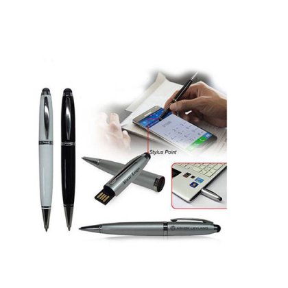Personalized USB Pen With Stylus