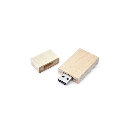Personalized Wood Rectangular Pen drive
