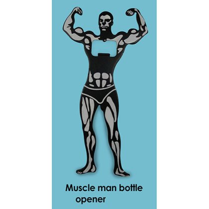 Personalized Muscle Man Bottle Opener